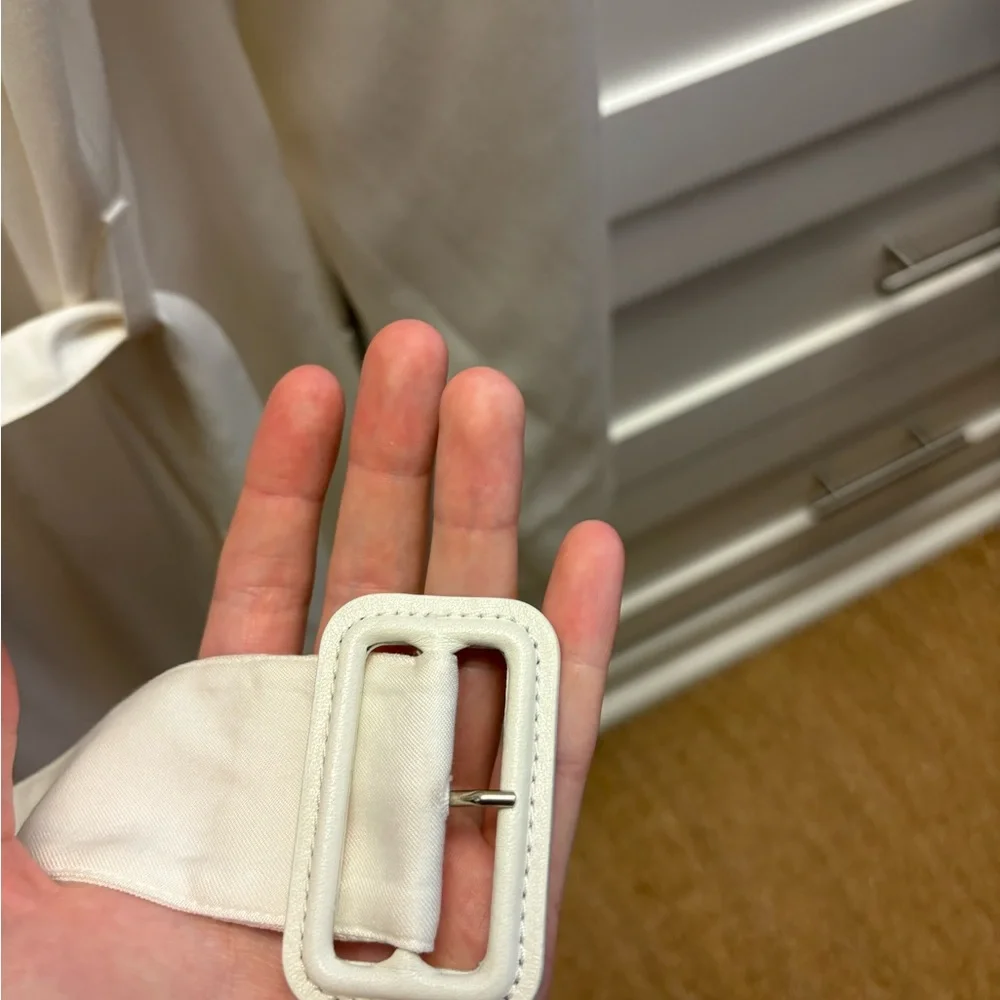 100% Silk Trench Coat - Picture 5 of 7